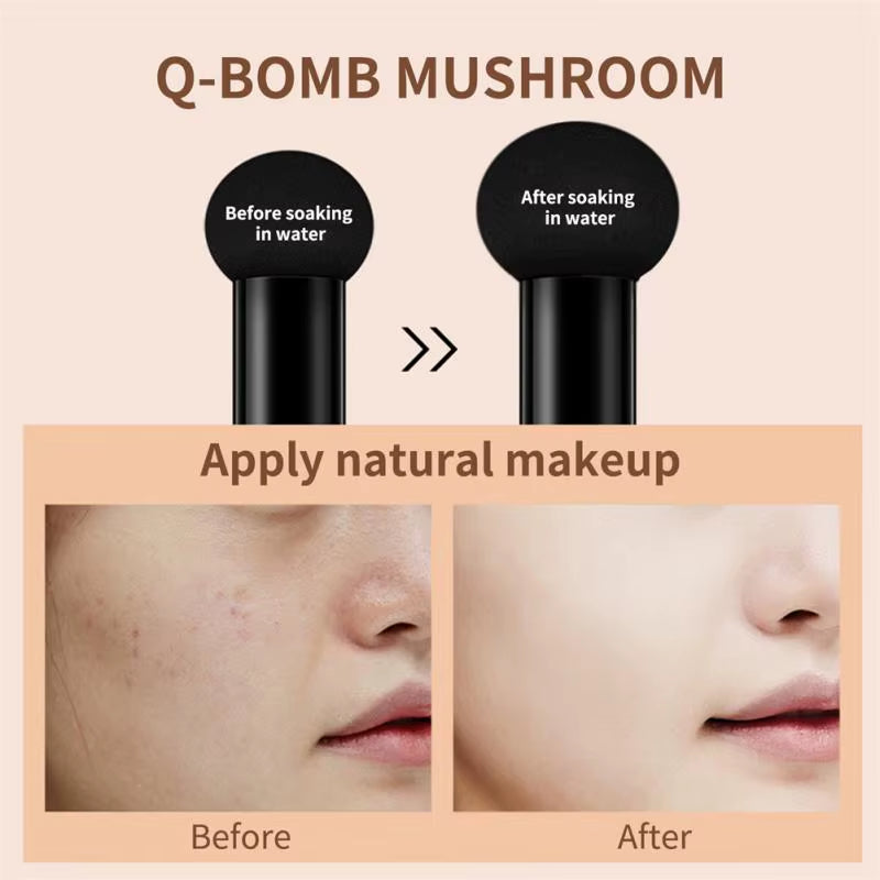 GlowVeil Mushroom Air Cushion CC Cream – Lightweight, Long-Lasting Moisture & Natural Brightening Coverage