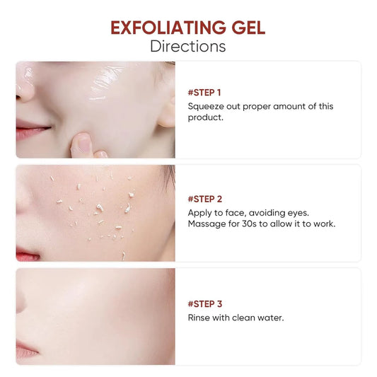 50G Exfoliating Gel & Whitening Moisturizer for Radiant Skin