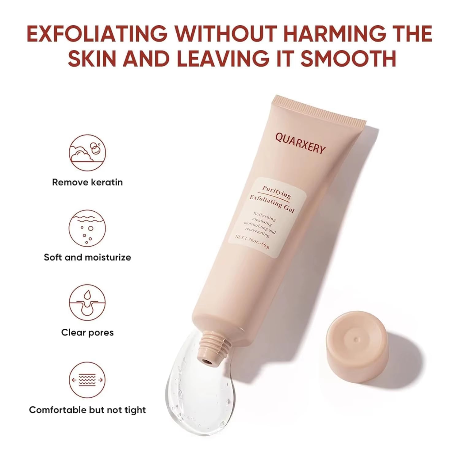 50G Exfoliating Gel & Whitening Moisturizer for Radiant Skin